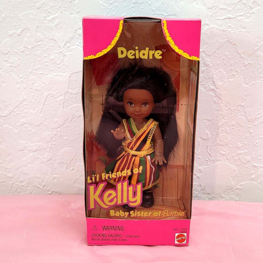 Barbie DEIDRE LI'L FRIENDS OF KELLY Doll African American 1997 Mattel 18655 NRFB